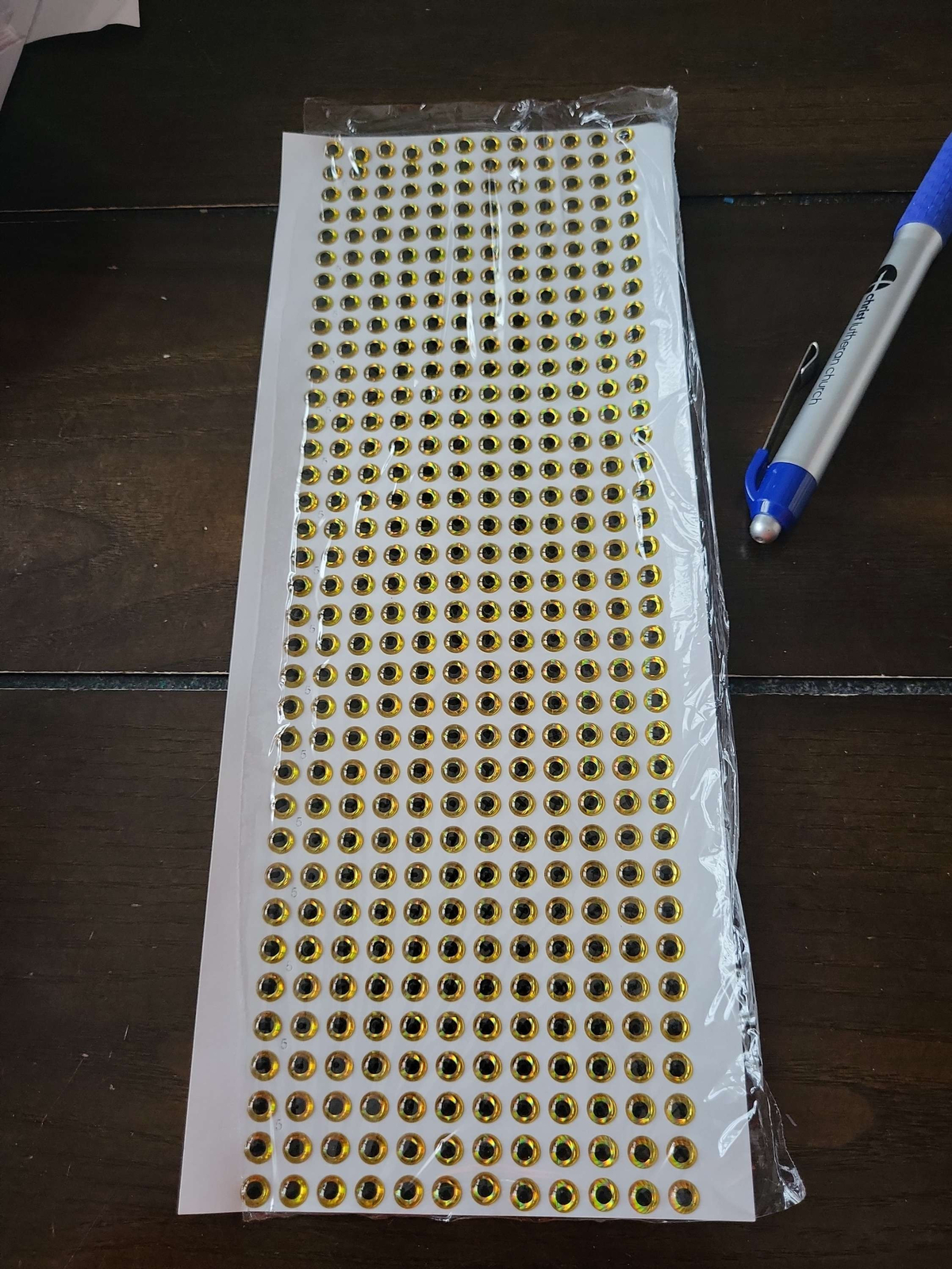 3D Gold Eyes 5mm