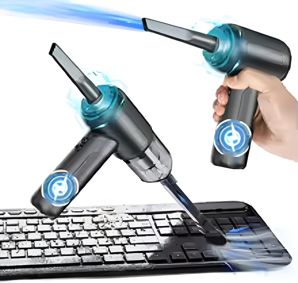 Air Duster – High-Power Suction, 6000 mAh Dual-Purpose Mini Handheld