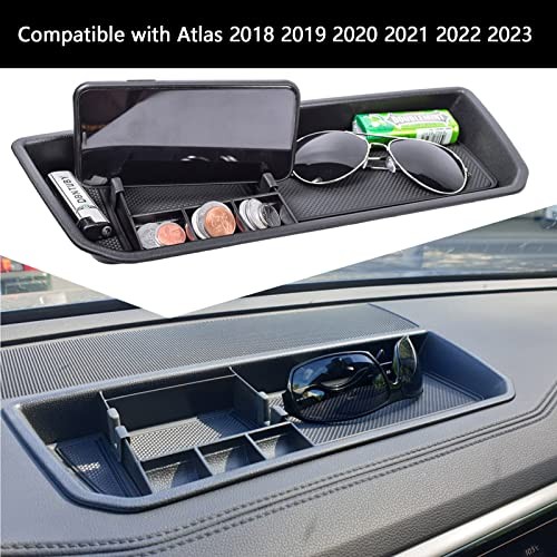 Interior Dashboard Storage Box Organizer Holder Tray Compatible with