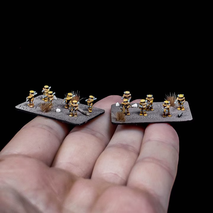 2 Player set - 6mm - The Enlisted vs The Tech - Infantry - Epic - Resin
