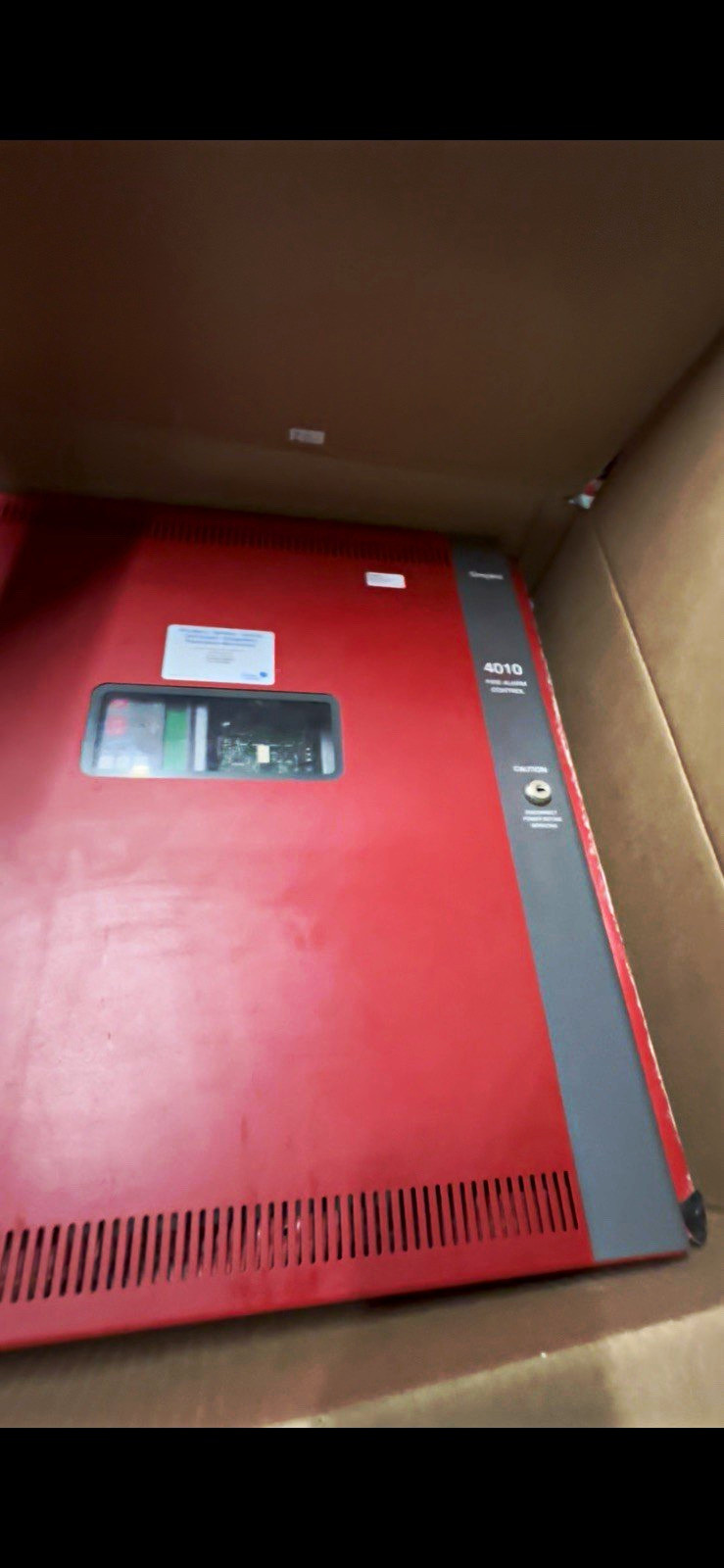 Simplex 4010 Fire Alarm Control Panel Cabinet/Enclosure Control Panel & Keypad