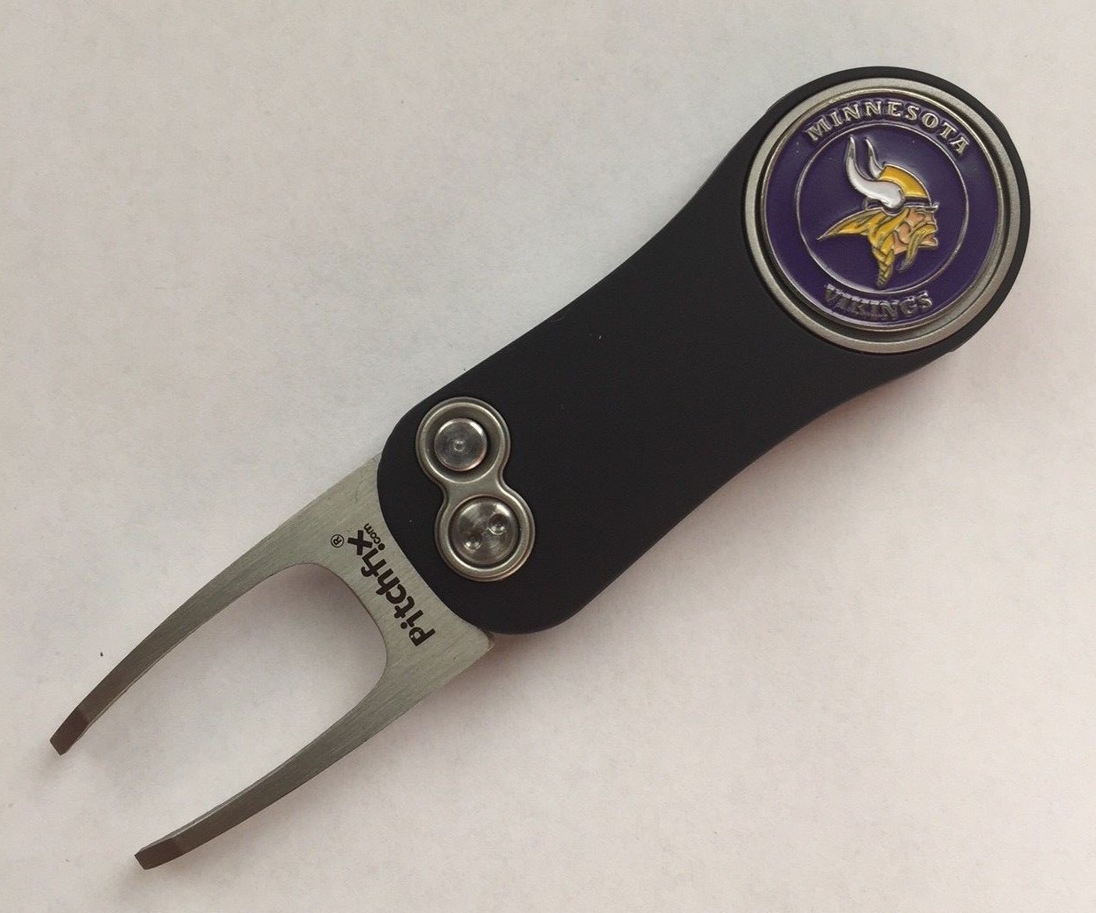 New Pitchfix Hybrid 2.0 Switchblade NFL Minnesota Vikings Golf Divot Tool