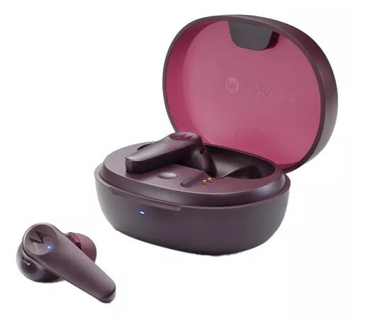 Motorola Moto Buds 600 Hybrid ANC +ENC True Wireless Headphones - Winetasting