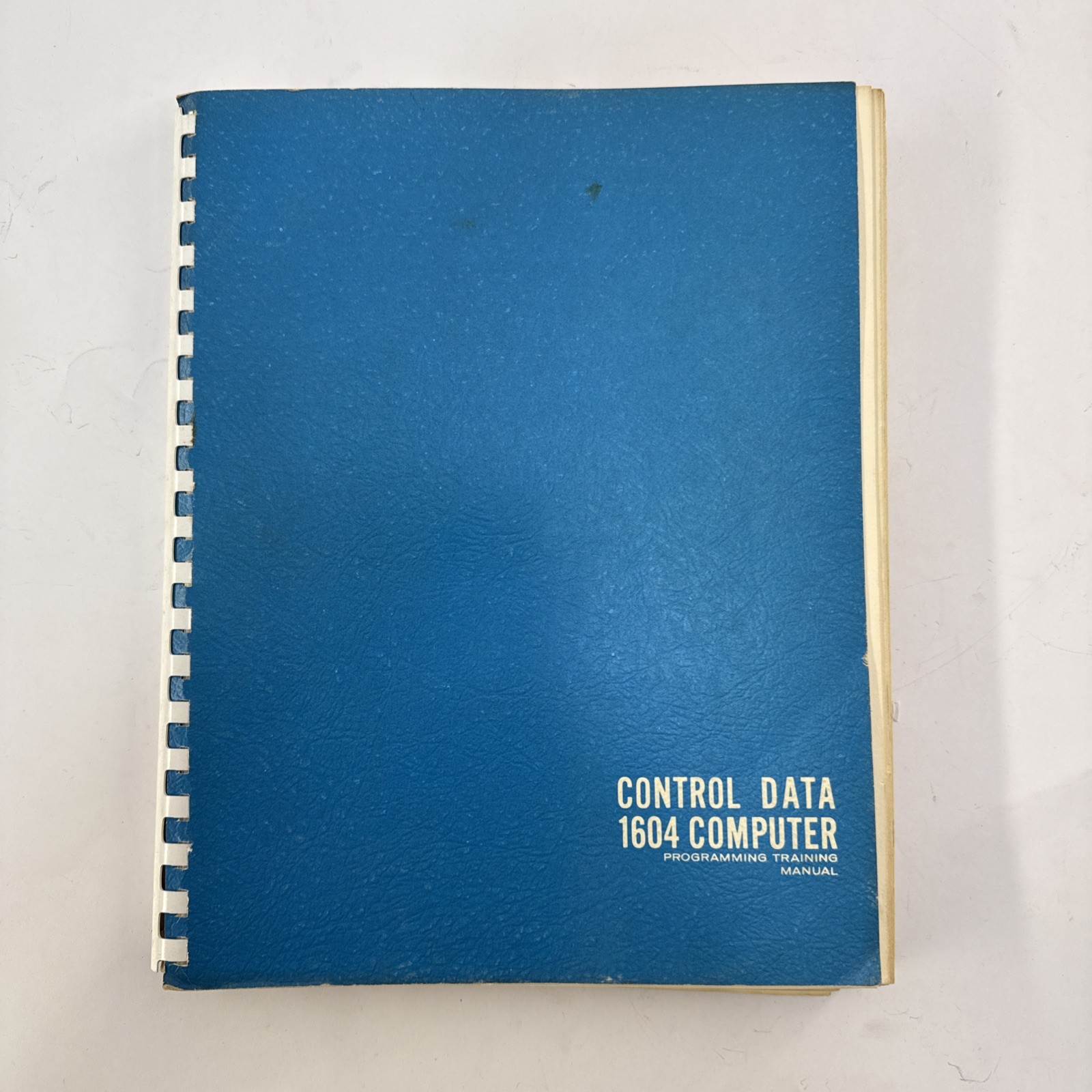 1961 Control Data 1604 Computer Programming Training Manual CDC Vintage