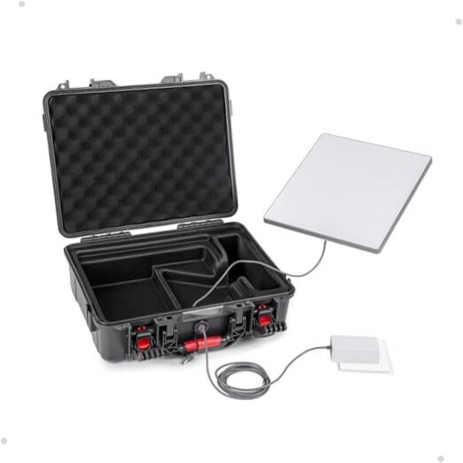 IP67 Waterproof Storage Case for Starlink Mini with Waterproof DC Female