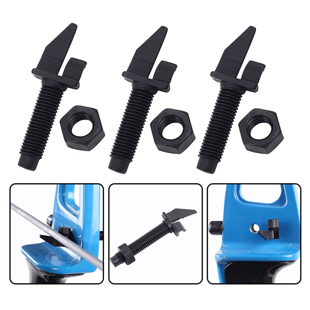 Securely Mountable Plastic Arrow Rest for Recurve and Compound Bows 3 Pieces