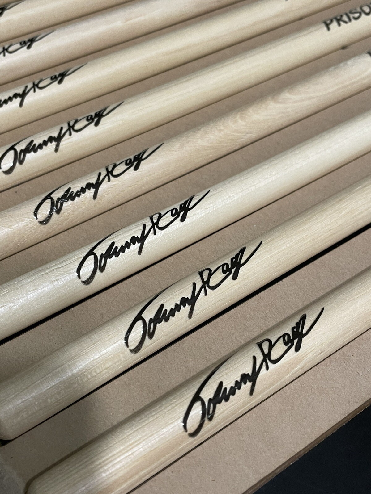 Drum sticks ( 10 Pairs ) . Your Name , Band Name, Logo