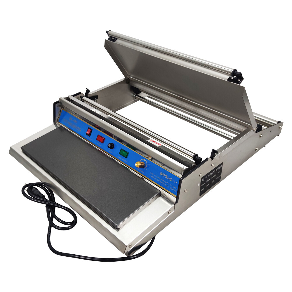 450mm 18" Film Wrapper Machine Countertop Film Sealer Stretcher Machine