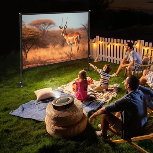100" Outdoor Projector Screen with Stand - STWUI PS100