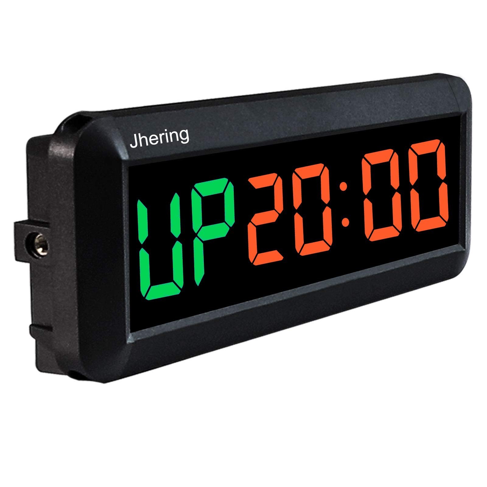 Gym Timer, LED Interval Timer with Remote, Count Down/Up Clock, Stopwatch, Wo...