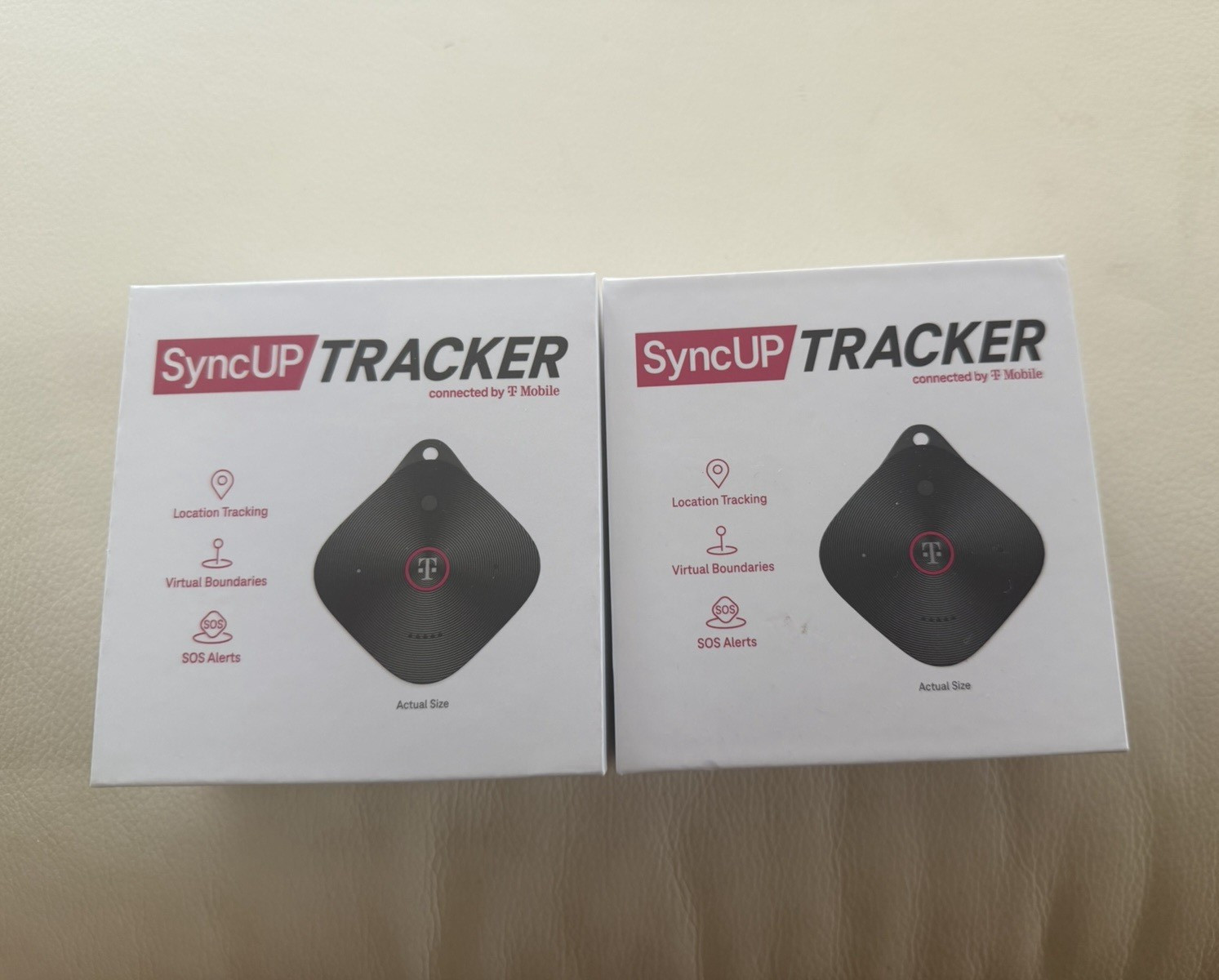 T-Mobile SyncUP TRACKER GPS Tracking Device 2-Pack Black MPN TM.MKM00702