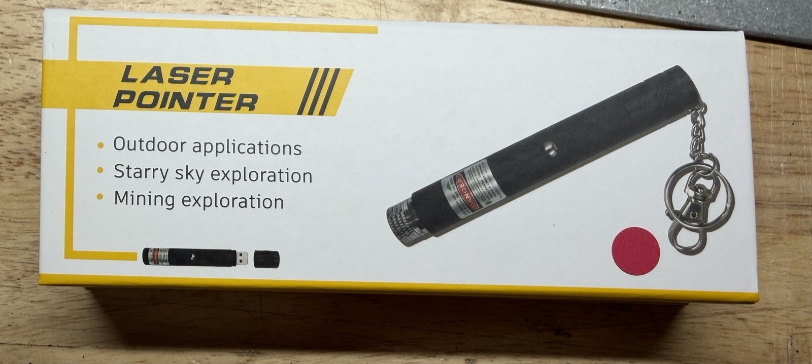 Green Laser Pointer Pen Light Astronomy Beam Rechargeable Lazer
