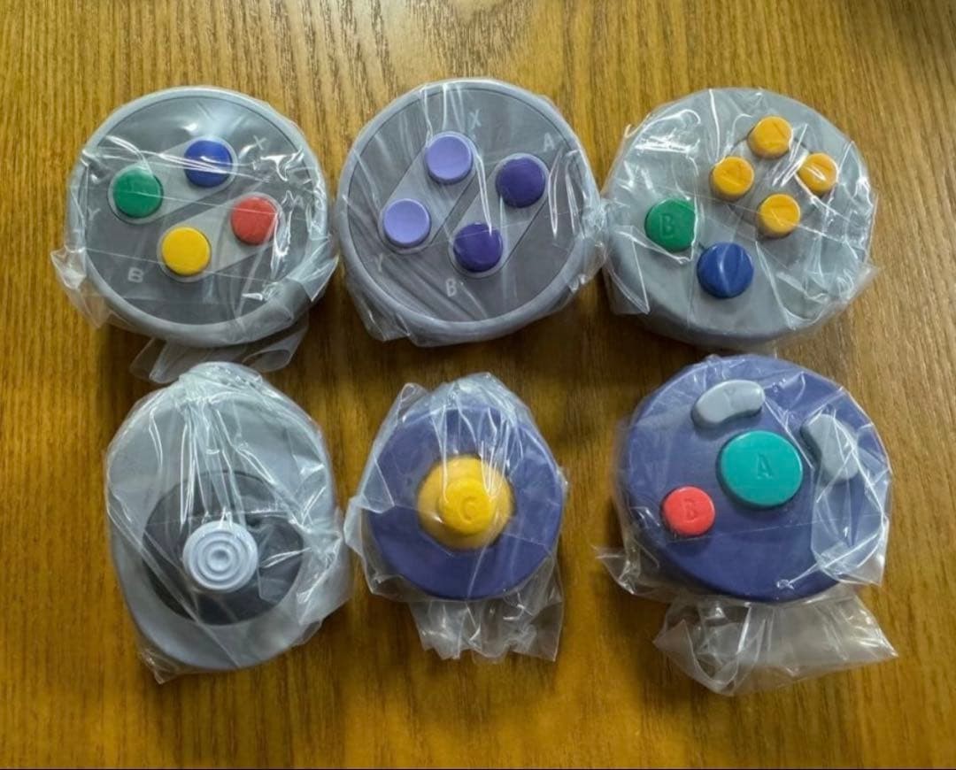 Nintendo Controller Button Collection Vol.2 keychain Charm Complete set of 6 NEW