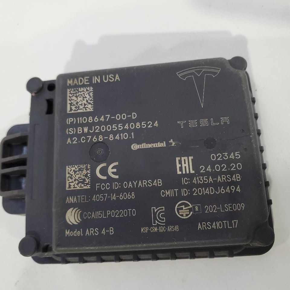 2020 Tesla Model 3 OEM Front Radar Distance Sensor Module