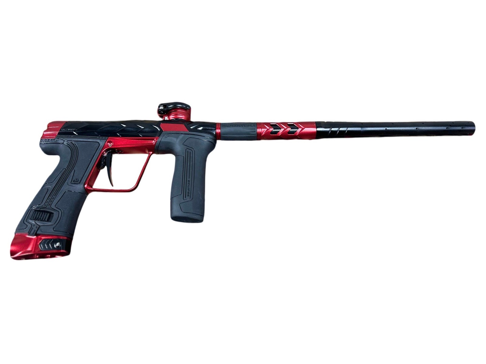 Used HK Fossil CS3 Paintball Marker w/ Case - Black/Red