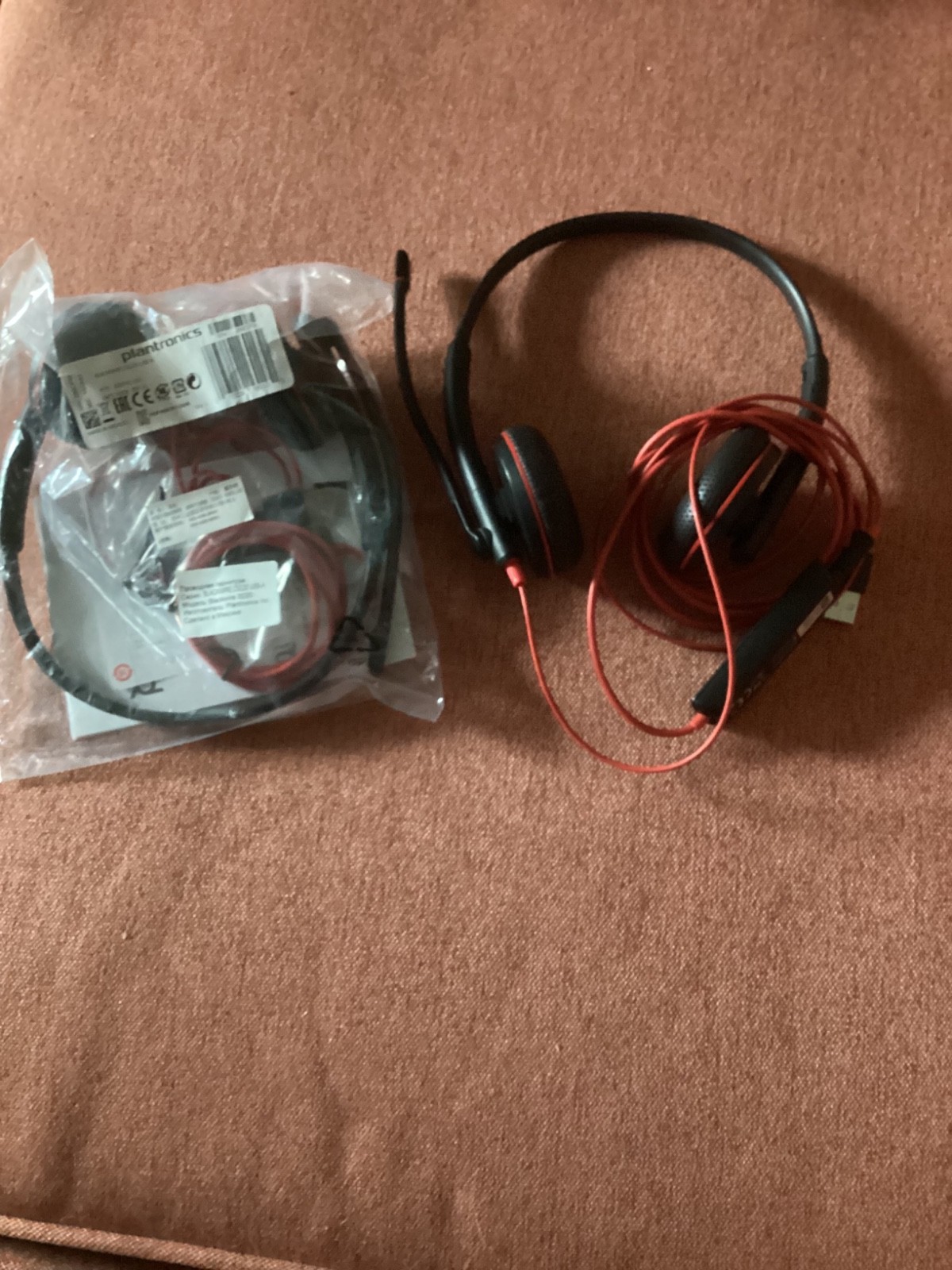 Plantronics Blackwire 3220 USB-A on the ear headsets- Qty (2)