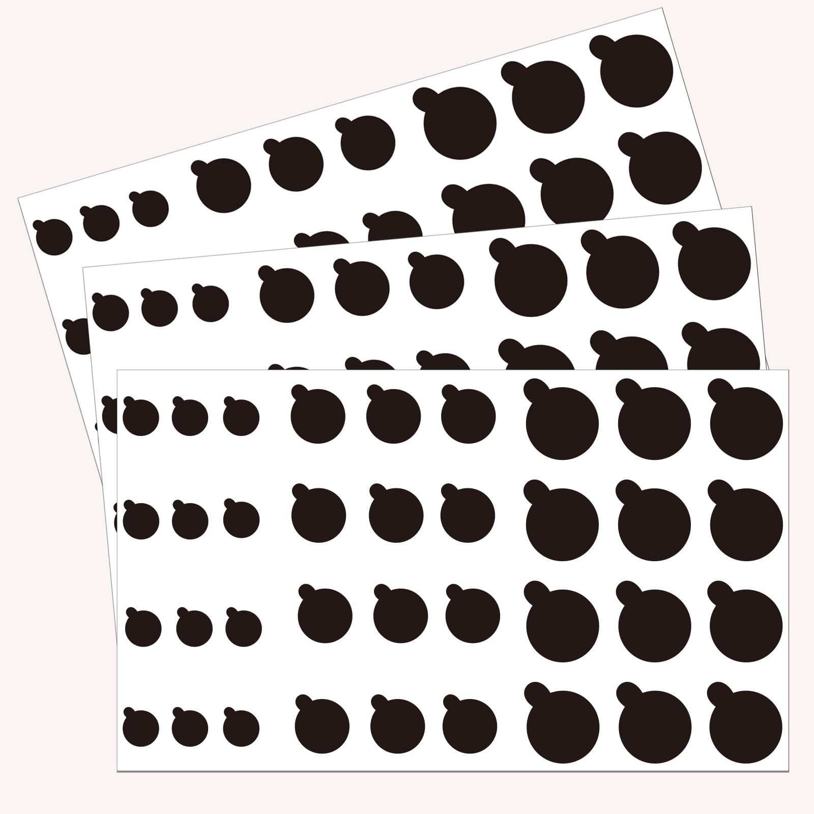 108 PCS Cover, Black Webcam Cover Vinyl Stickers, Covers for Computer,Cell ,L...