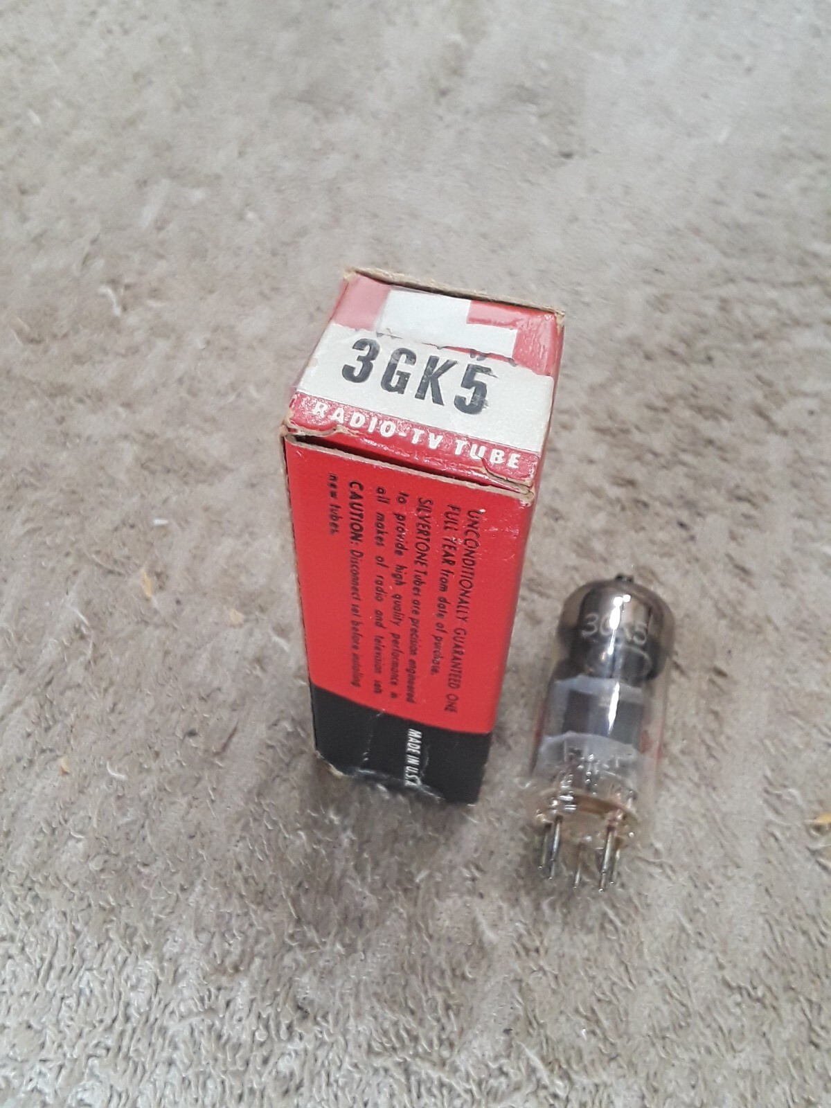 NOS Silvertone 3GK5 Vacuum Tube