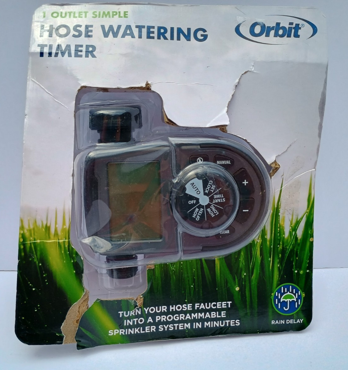 Orbit 1 Outlet Simple Hose Watering Timer Model 56619 Used