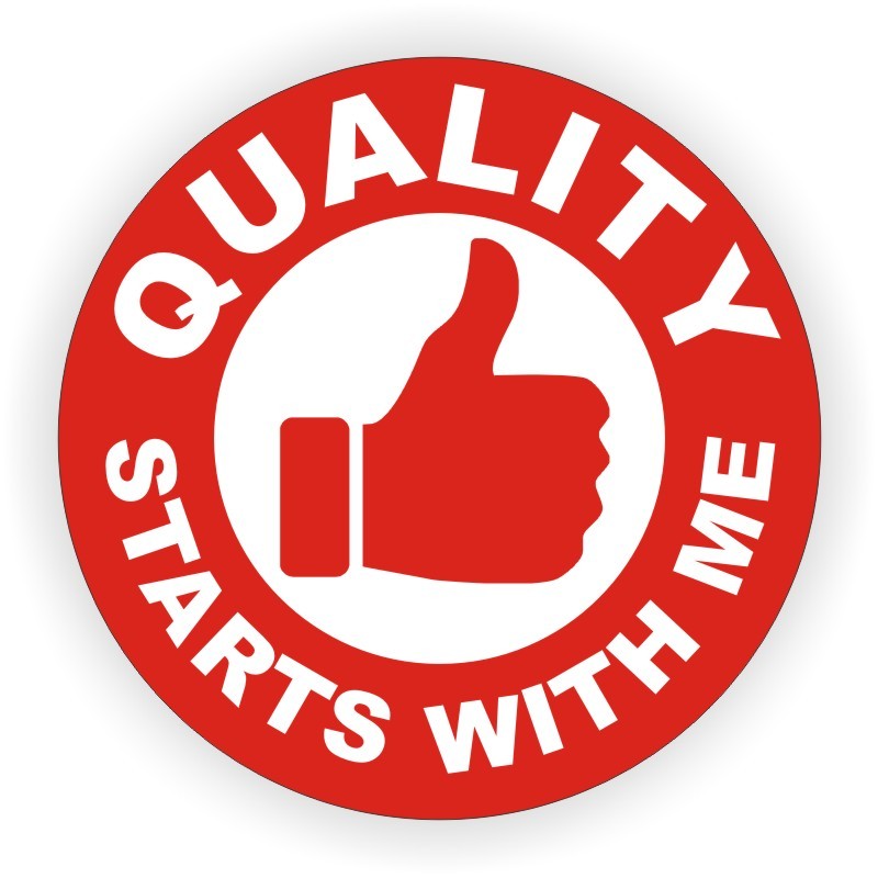 Quality Starts With Me Hard Hat Sticker  Welding Helmet Decal  Vinyl Label USA