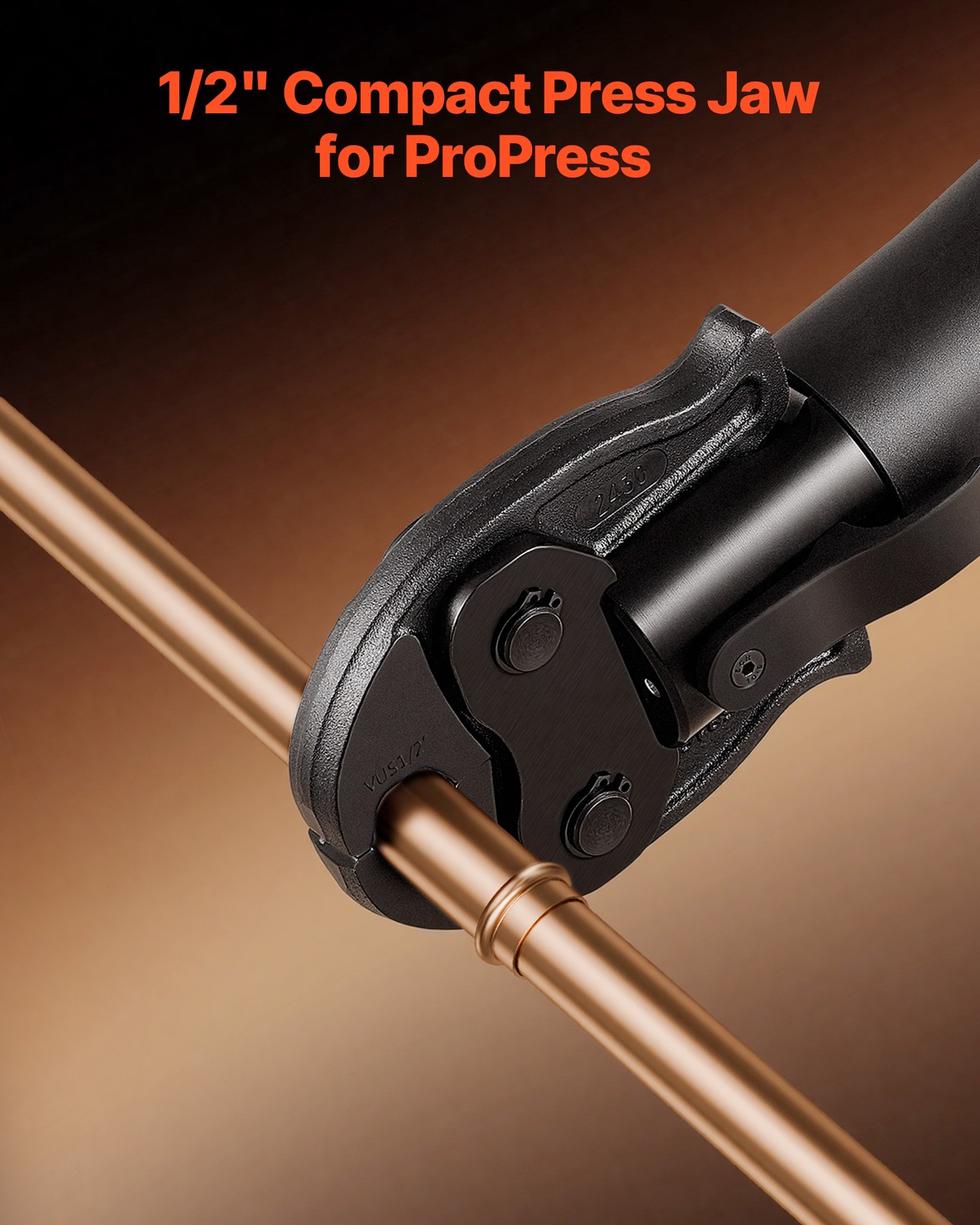 VEVOR 1/2" ProPress Jaw for Copper Pipe Compatible with 24KN Compact Press Tools