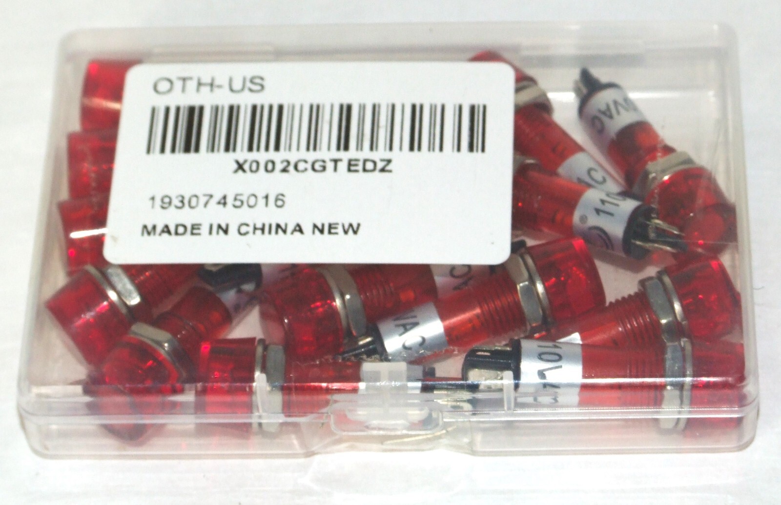 15 Pieces Othmro Signal Indicator Dash Light DC 110V