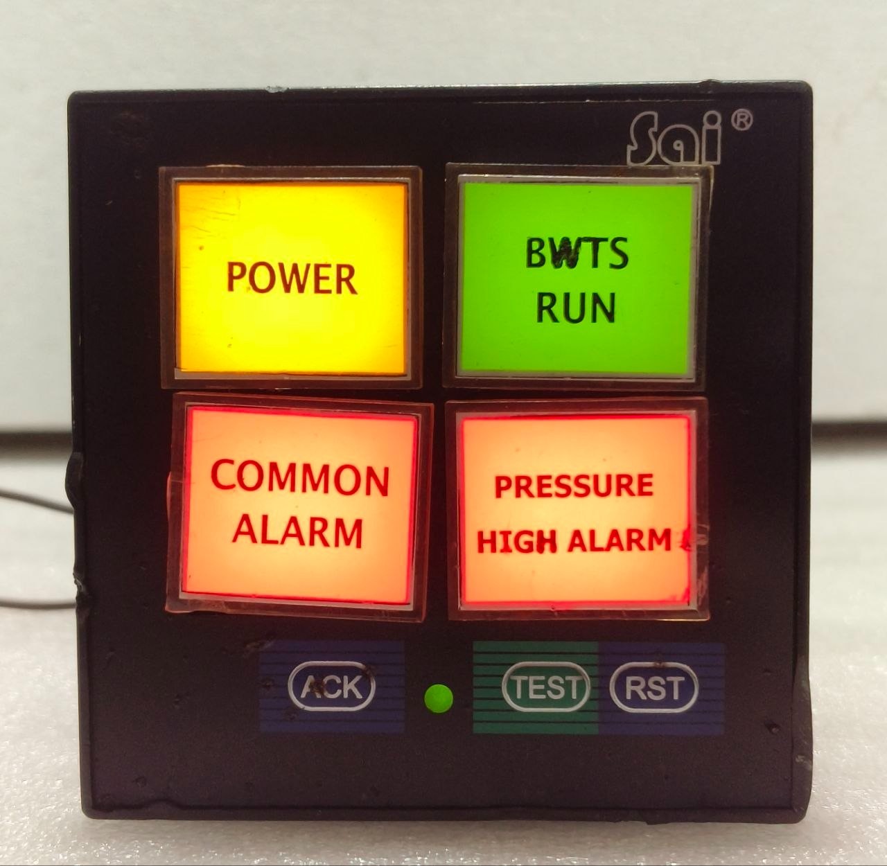 SAI XXS-04-AB-FW ALARM ANNUNCIATOR MODULE DC24V (USED) FREE SHIPPING