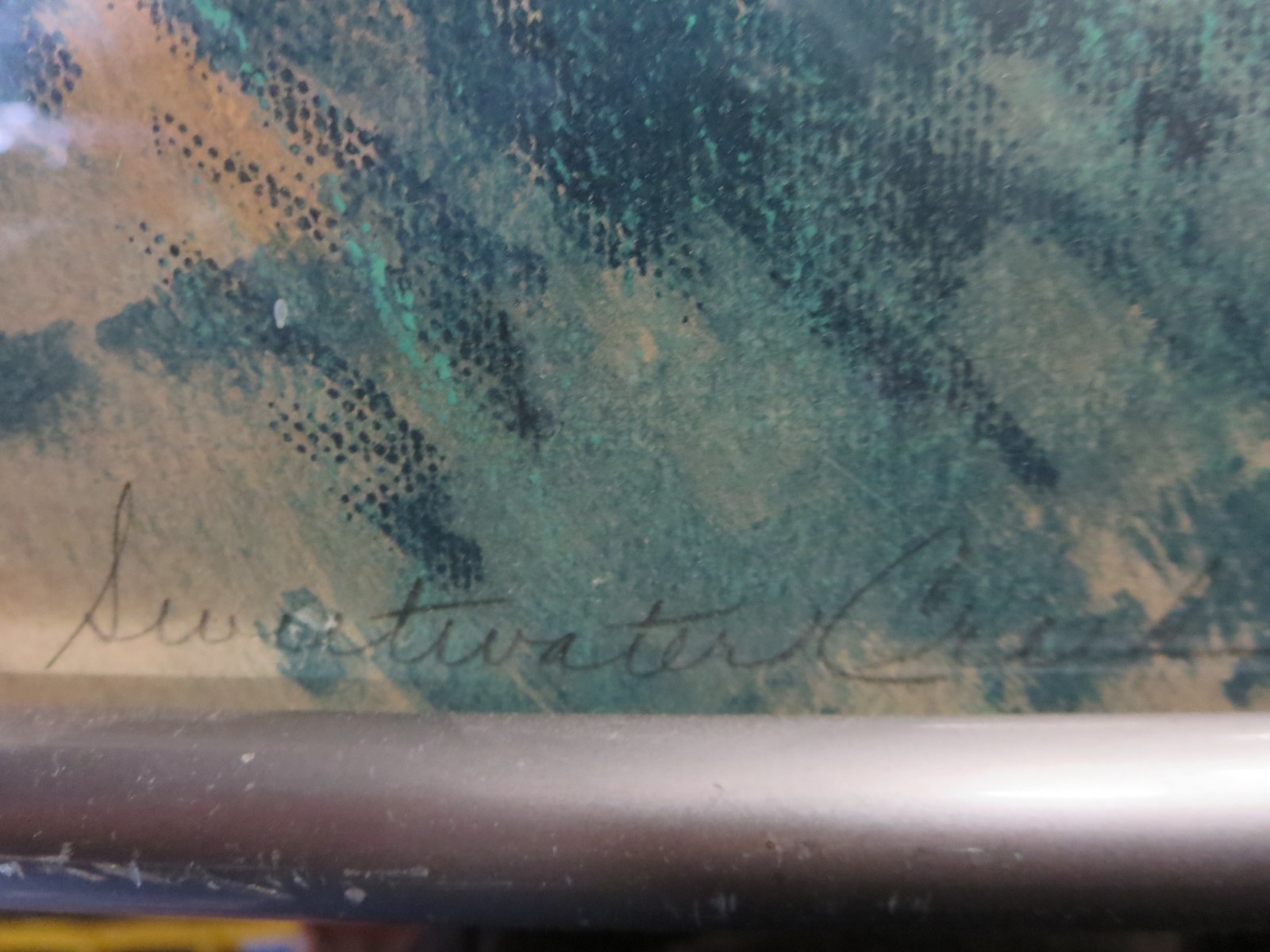 Serigraph bv Don Munz Serigraph, signed & numbered "Sweetwater Creek"
