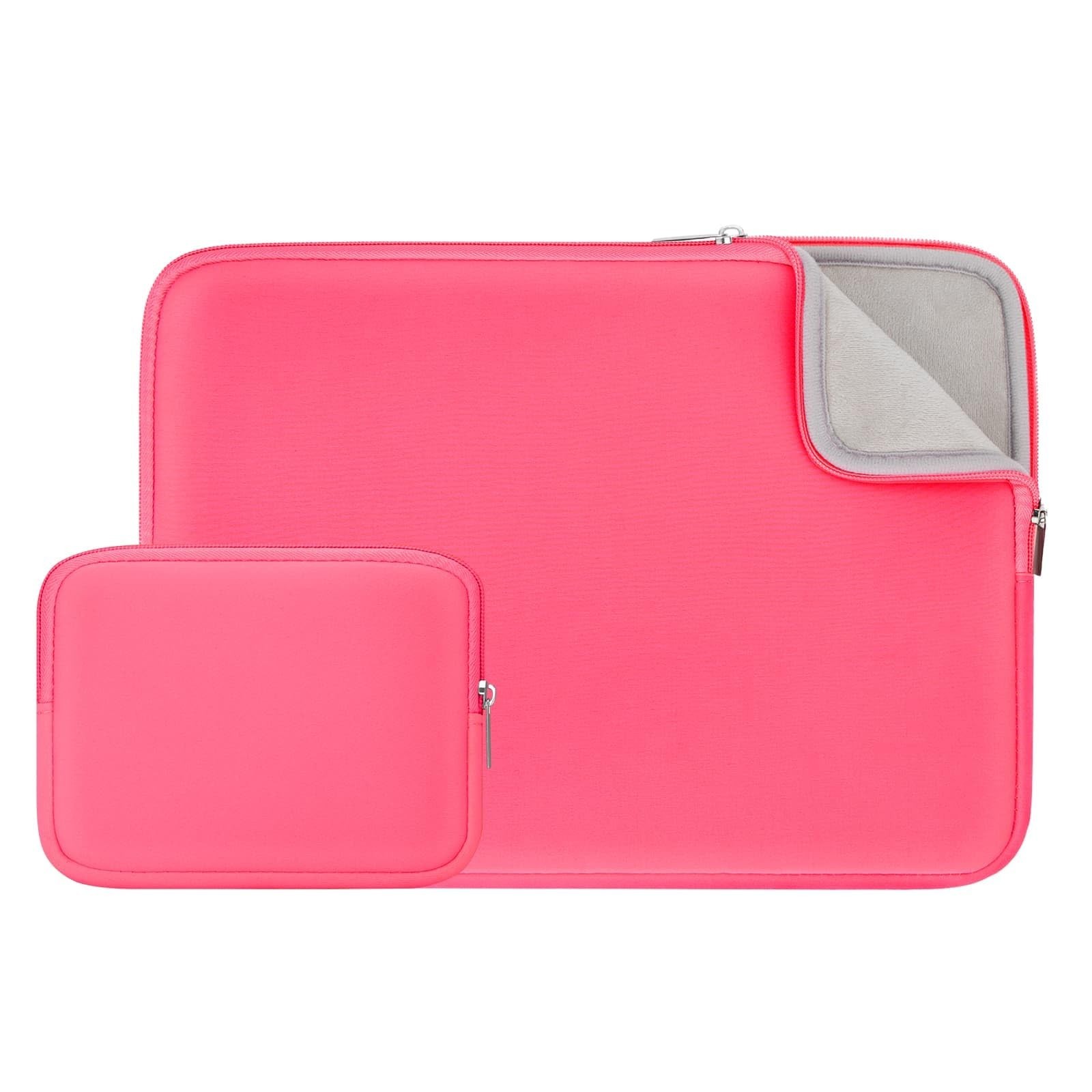 RAINYEAR 15 Inch Laptop Sleeve Protective Case Fluffy Lining Cover with Acces...