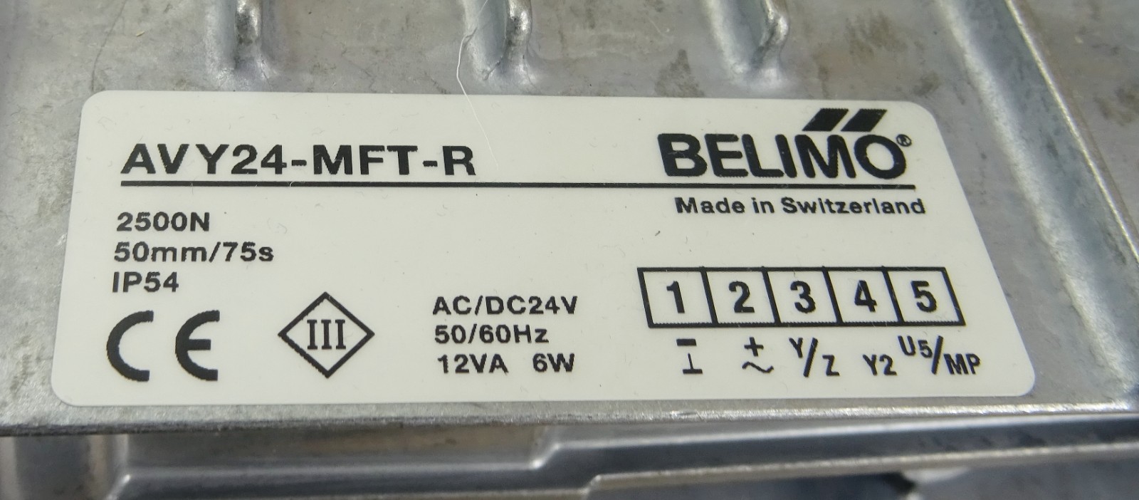 AVY24-MFT-R BELIMO PNEUMATIC ACTUATOR [USED]