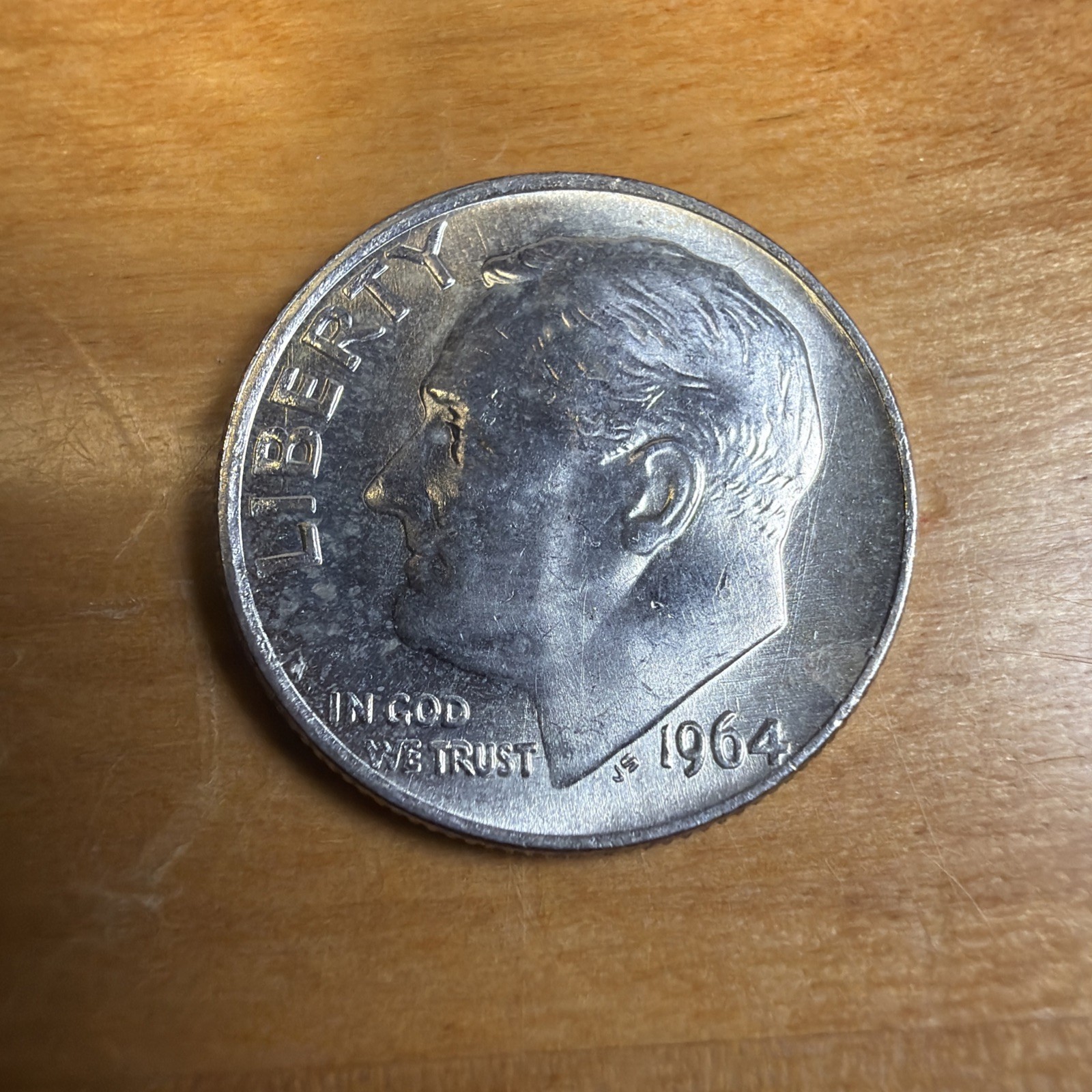 1964 10C Roosevelt Dime GEM BU - Free Shipping - NC4
