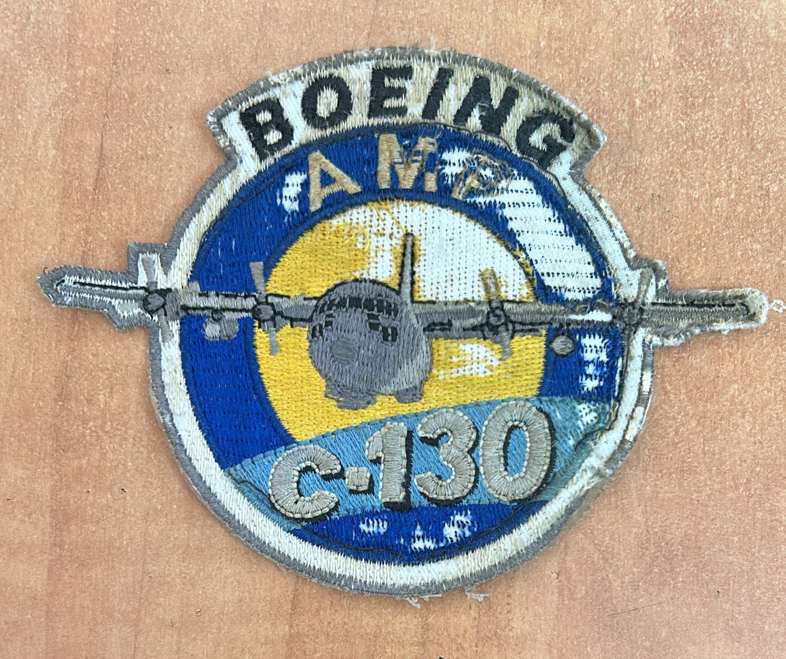 Vintage Boeing FAME C-130 Hercules Aircraft Patch USA Military Aviation