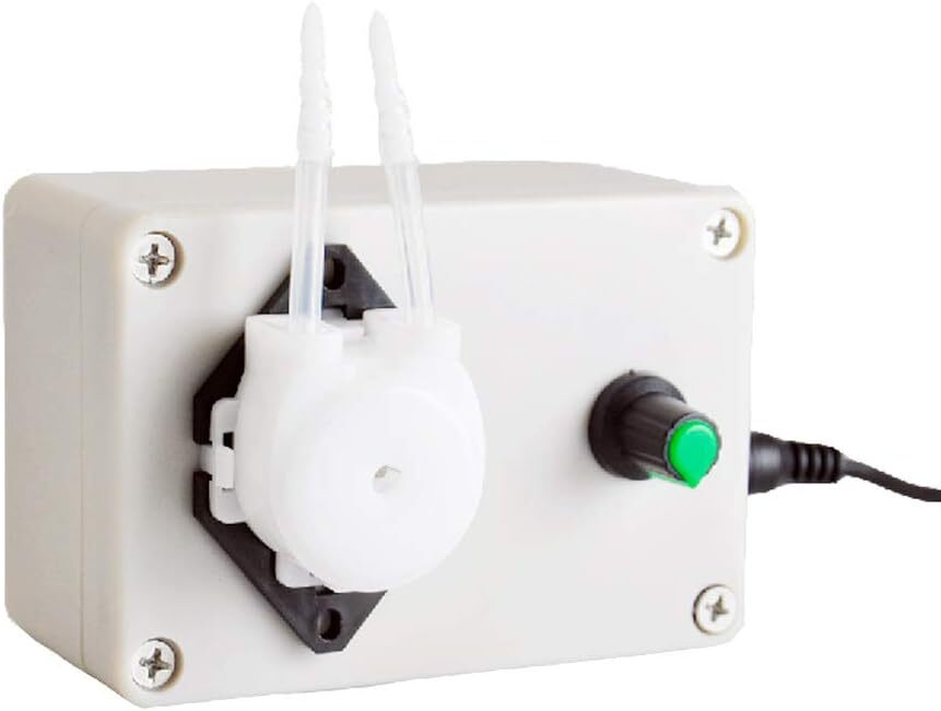 Adjustable Peristaltic Pump Black 12V 70Ml Min Dosing Pump For Biochemical An...