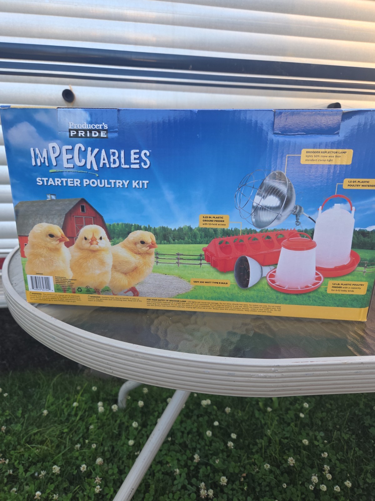 Impeckables Starter poultry Kit - Baby Chick starter kit New in Box All You Need