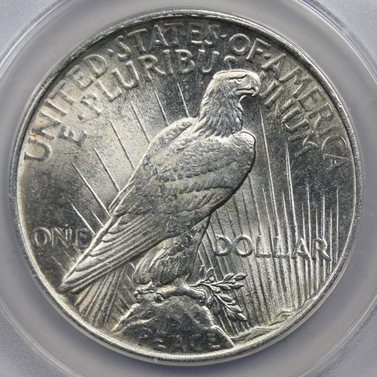 1924 Peace Silver Dollar MS 60 ANACS