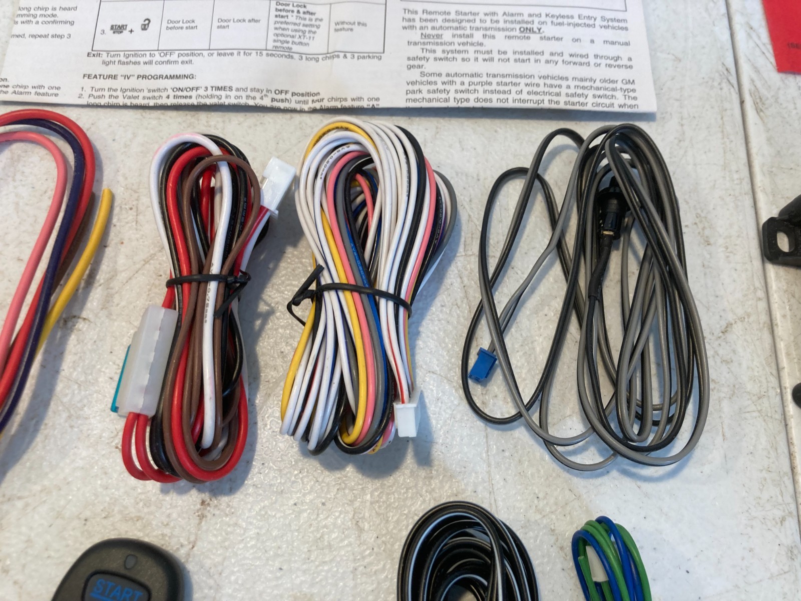 AutoPage C3-RS-601 Car Alarm Remote Start Keyless Entry System Complete Kit