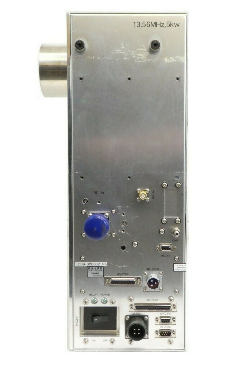 Daihen RMN-50T-V RF Auto Matcher TEL Tokyo Electron 3D39-000002-V5 Copper As-Is