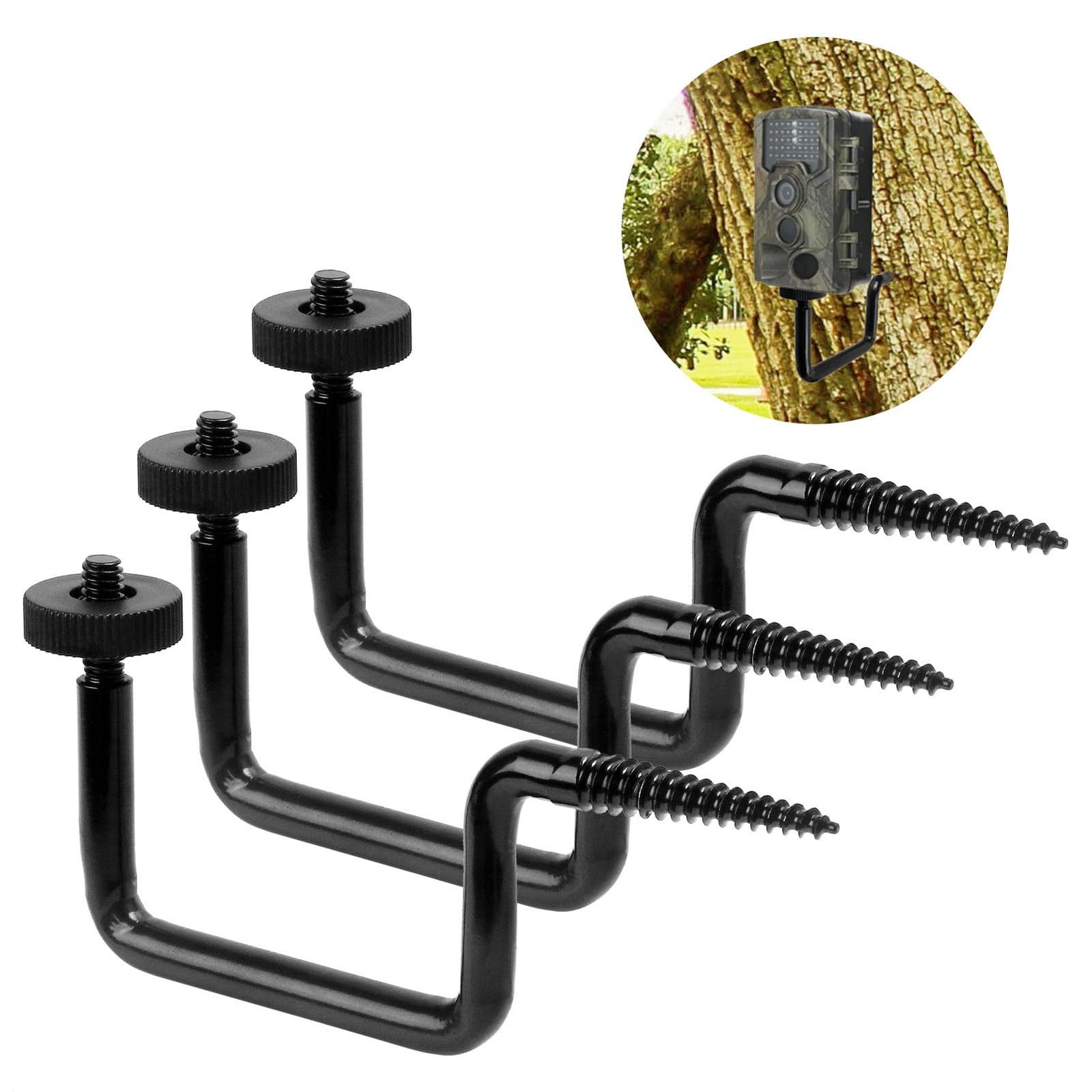 Trail Camera Mount, Trail Camera Holder, Hunting Accessory, 3 Pack Tracking C...