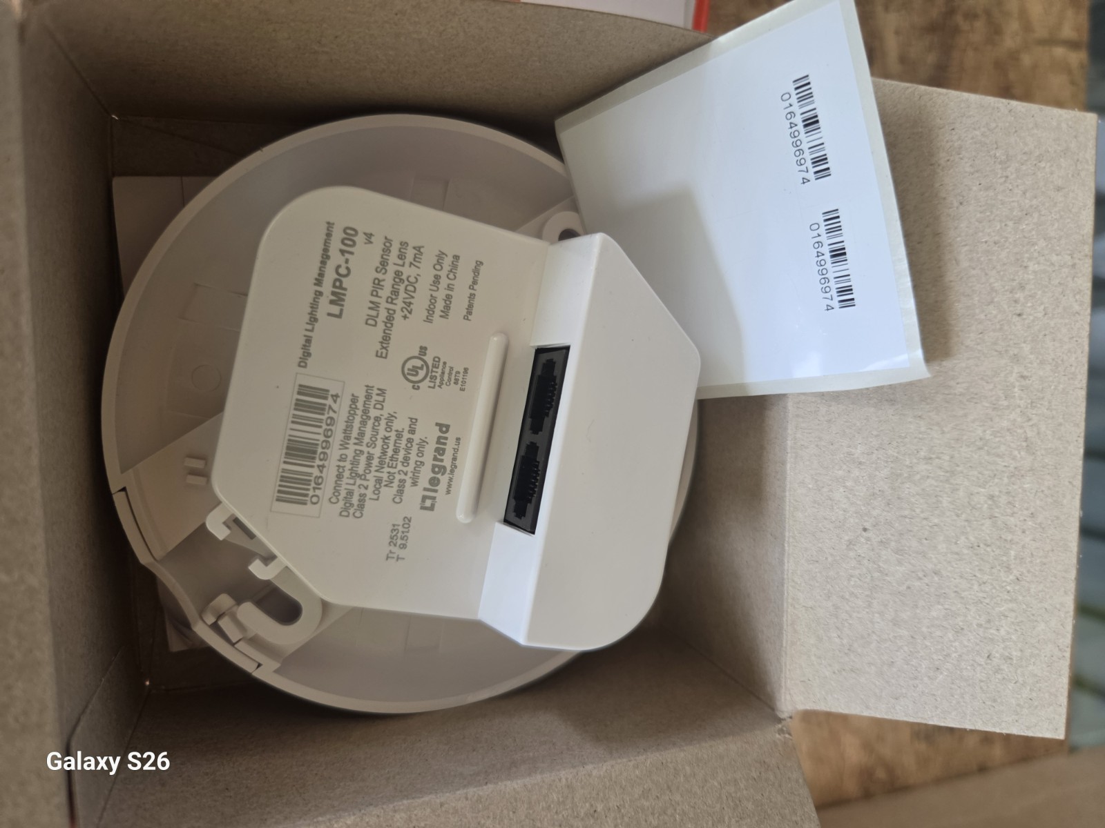 WattStopper LMPC-100 DLM PIR Ceiling Mount Occupancy Sensor 360° 36 ft
