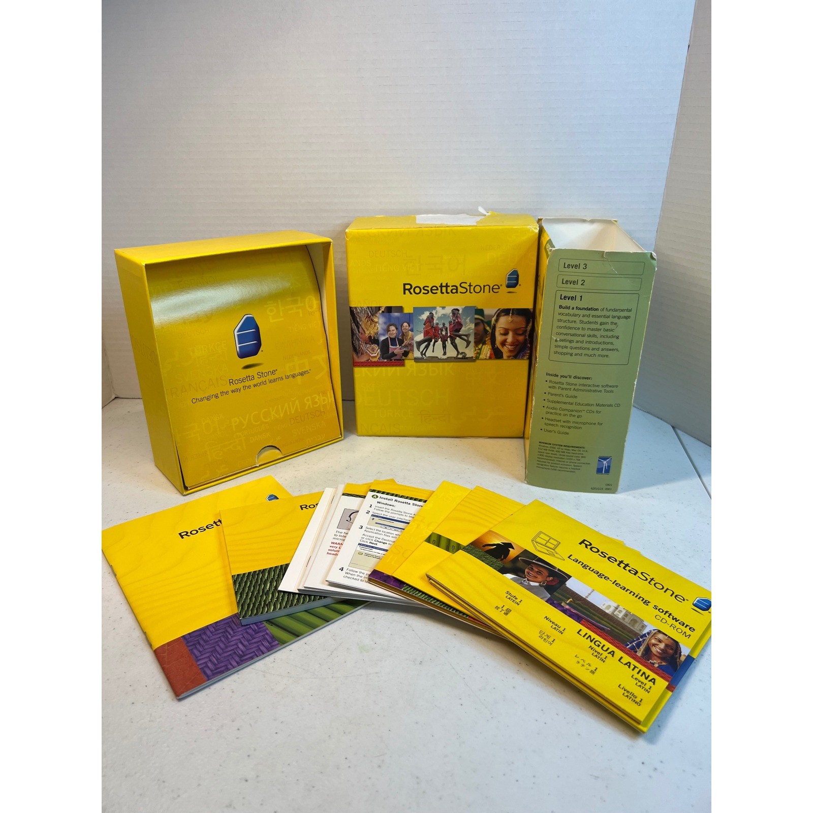 Rosetta Stone Lingua Latina Level 1 Latin Version 3 Homeschool CD-ROM Software