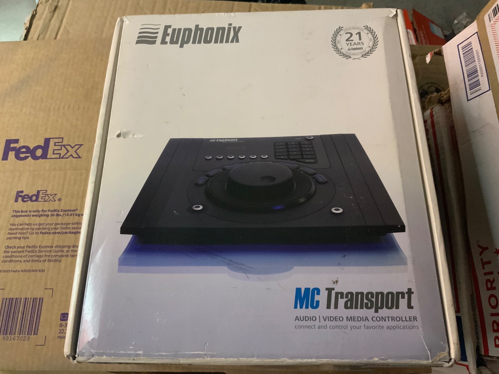 Euphonix by Avid MC Transport - Compact Media Controller, Mint !