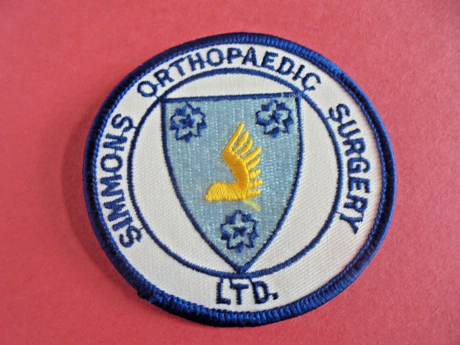 Simmons Orthopaedic Surgery LTD. Unused Cloth Patch