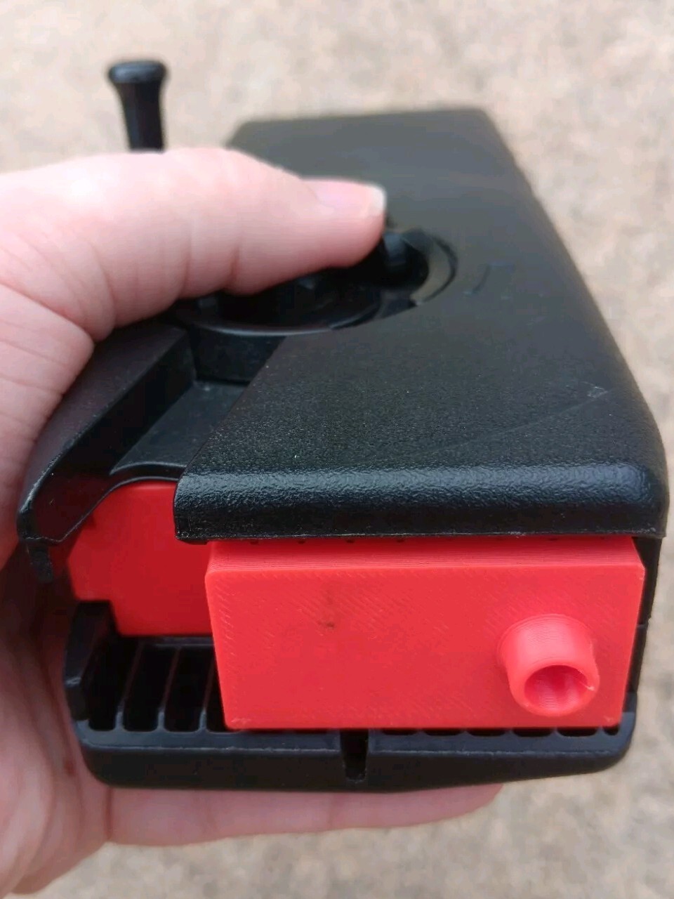 Airsoft Universal Odin M12 Speedloader Adapter Red