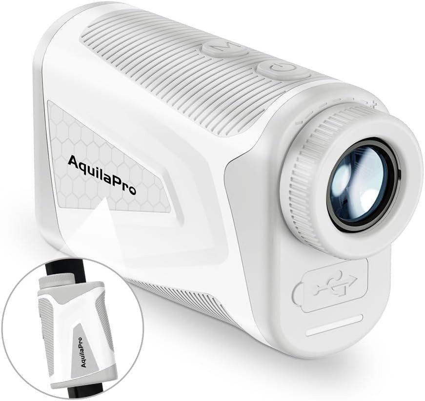 Mini4 Golf Rangefinder with Slope, Newly Upgraded Magnet, 1,000 Yards Range Find