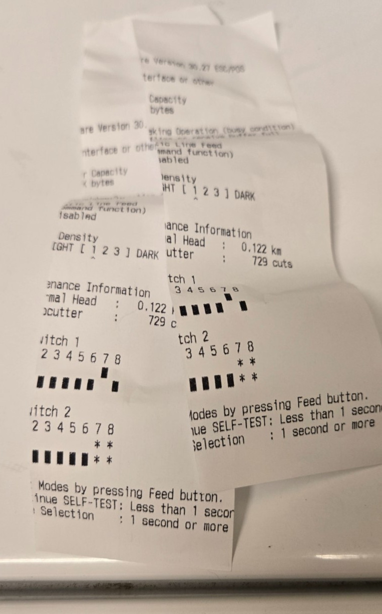 Epson Micros TM-T88V M244A Compact POS Thermal Receipt Printer w/AC Adapter