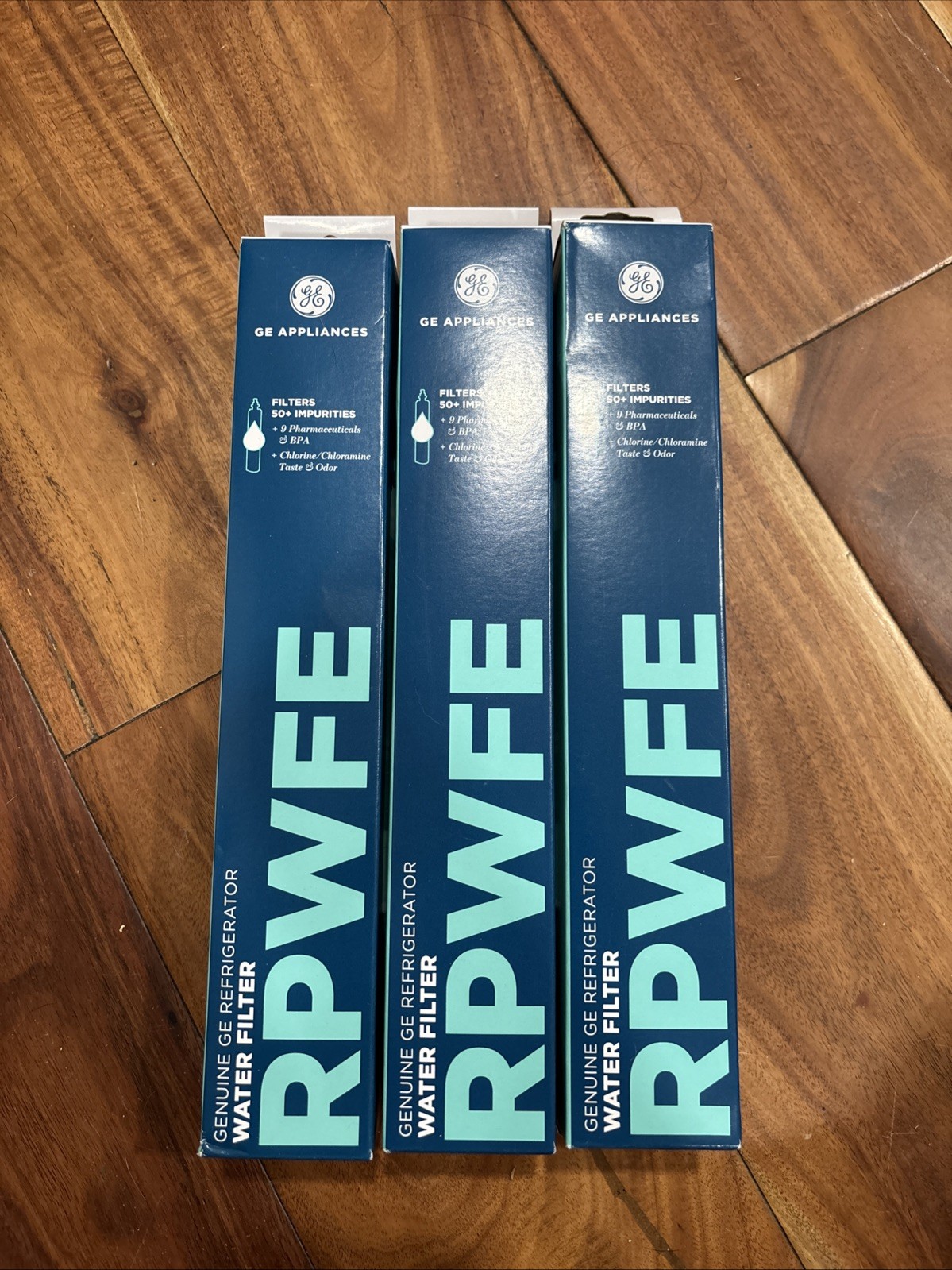 3 Pack Genuine RPWFE Replacement Refrigerator Water Filters No Chip