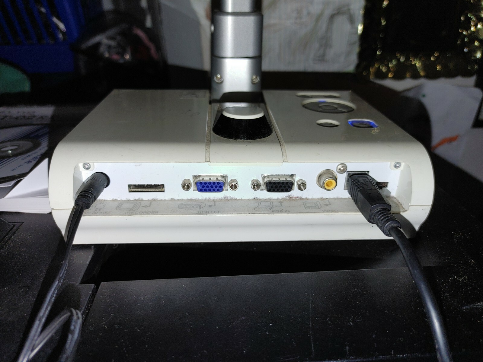 Elmo Model TT-02RX Doc. Camera Visual with Power Supply, USB Cable and remote