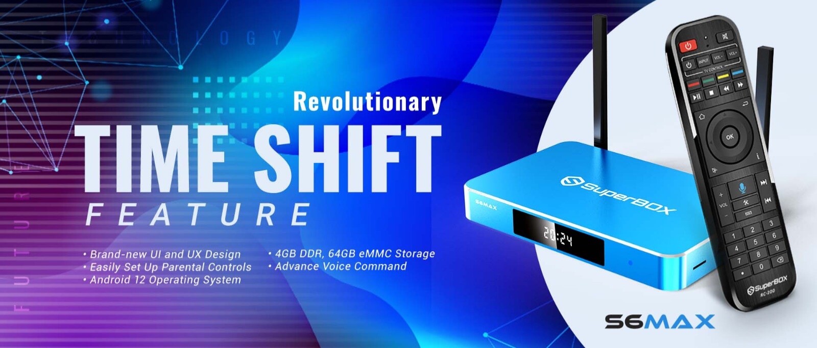 2024 SuperBox S6 Max Streaming MediaPlayer