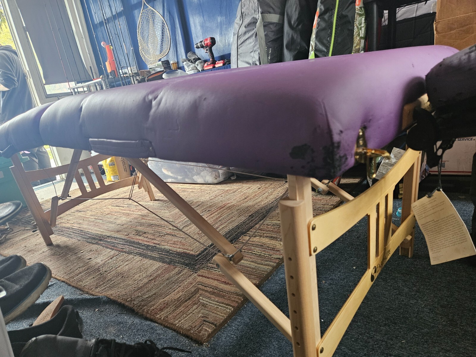Used earthlite portable massage table