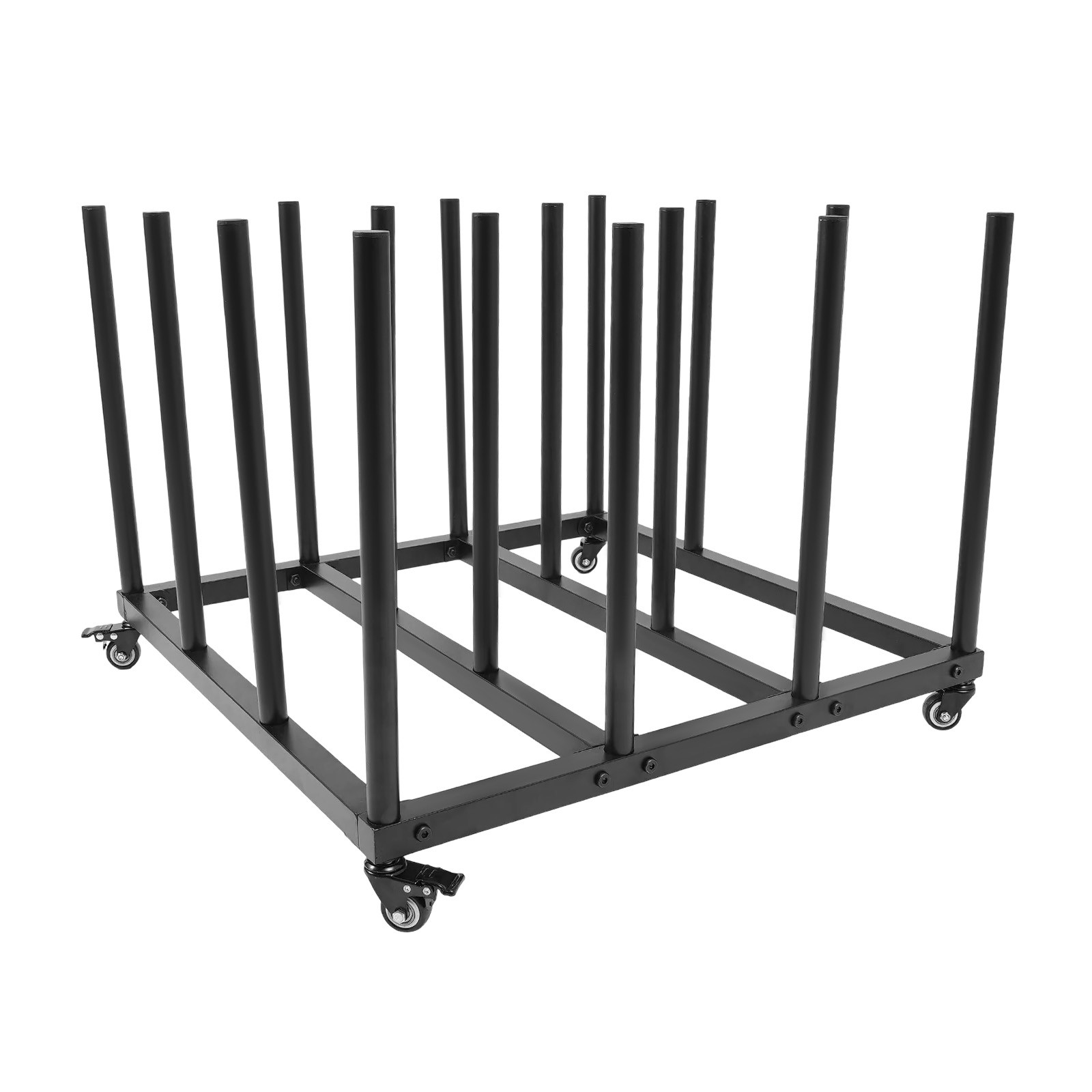 Mobile Storage Stand with 16 Rolls Capacity, File Roll Storage Cart